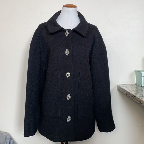 Saint James Other - Vintage Saint James Pure Wool Duffle Coat